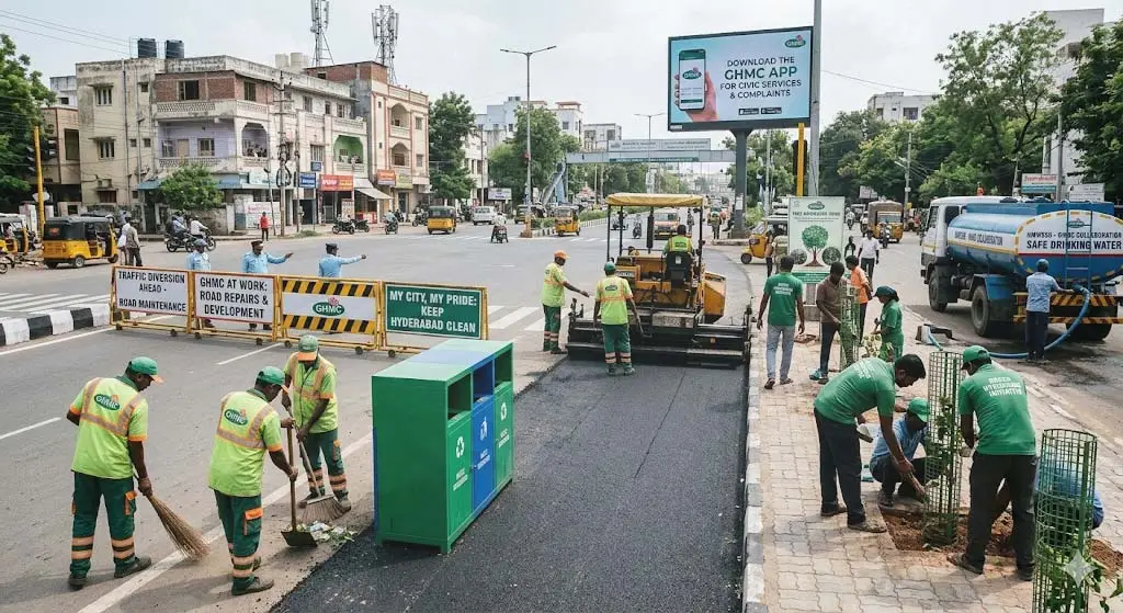 GHMC Hyderabad Latest Updates 2026 Traffic, Water Supply, Sanitation & Public Advisory