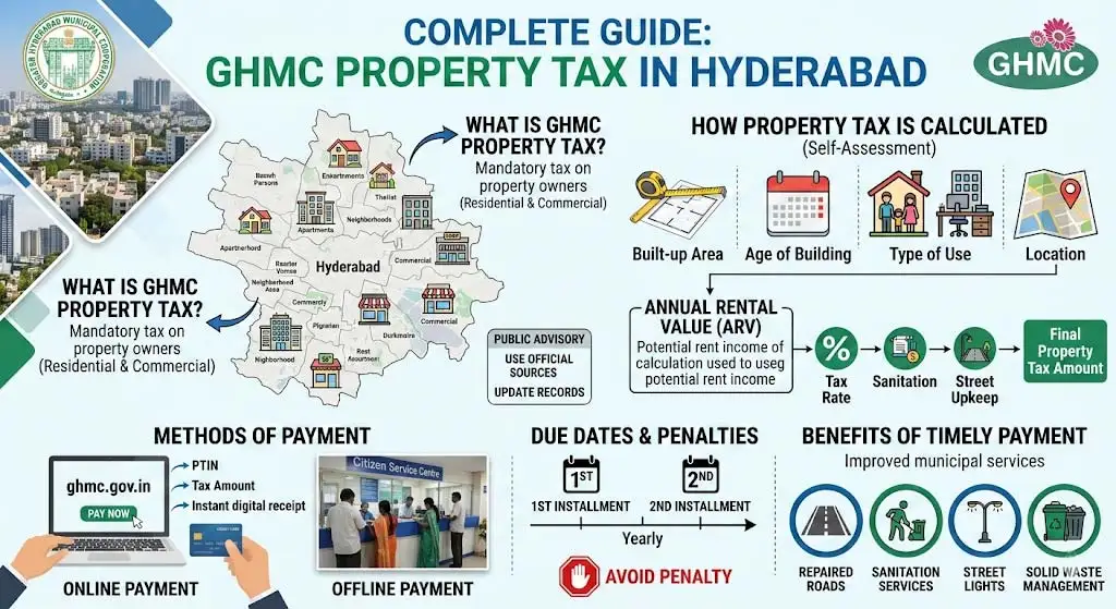 How GHMC Property Tax Works – Complete Guide for Citizens in Hyderabad