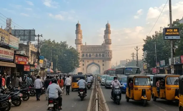  Hyderabad AQI Monthly Analysis: Pollution Spike in Mid-Month, Air Quality Improves Later
