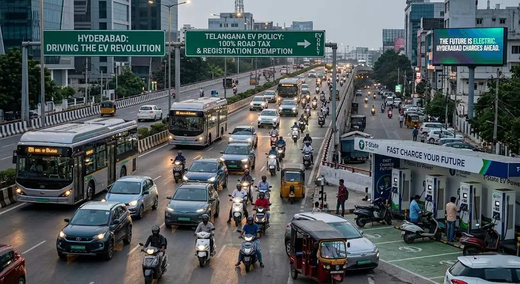 Electric Vehicles in Hyderabad 2026 Charging Stations, Policy & Adoption Trends