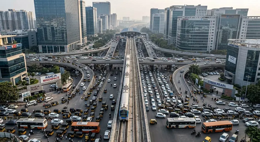 Hi-Tech City & Raidurg – Hyderabad’s Biggest Traffic Bottleneck