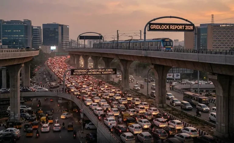  Stuck for 40 Minutes? Hyderabad’s Worst Traffic Zones Revealed (2026 Report)
