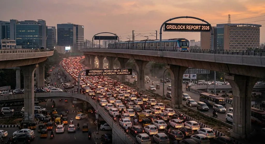 Hyderabad Traffic Report 2026: Worst Congested Areas & Delay Zones