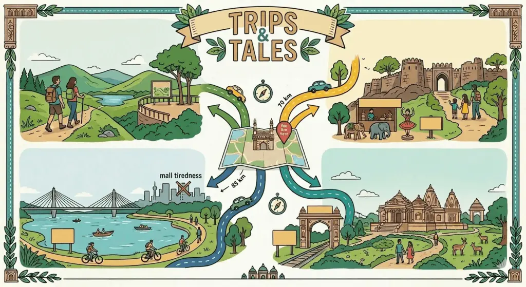 Trips and Tales 4 Best Weekend Getaways Within 100 KM of Hyderabad