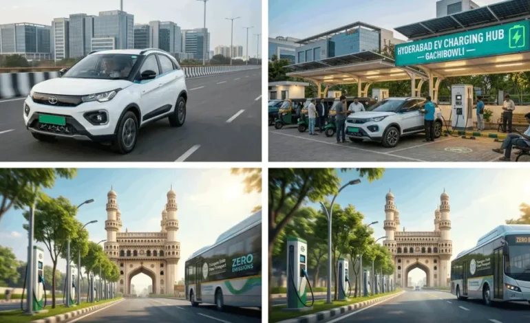 Hyderabad EV Boom 2026: Electric Vehicle Demand Rising as Charging Infrastructure Expands Across the City