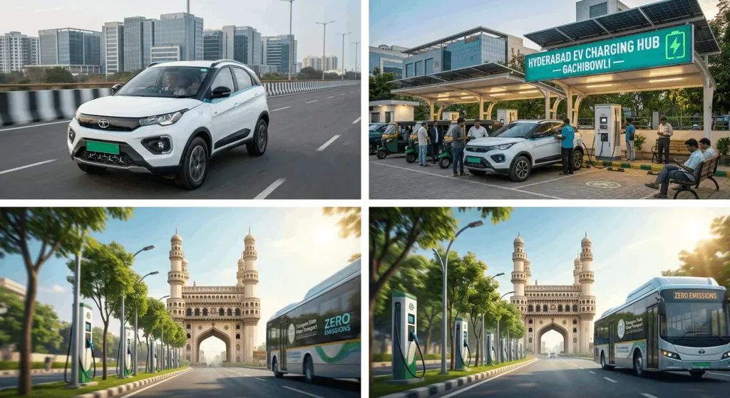 Hyderabad EV Boom 2026: Electric Vehicle Demand Rising as Charging Infrastructure Expands Across the City