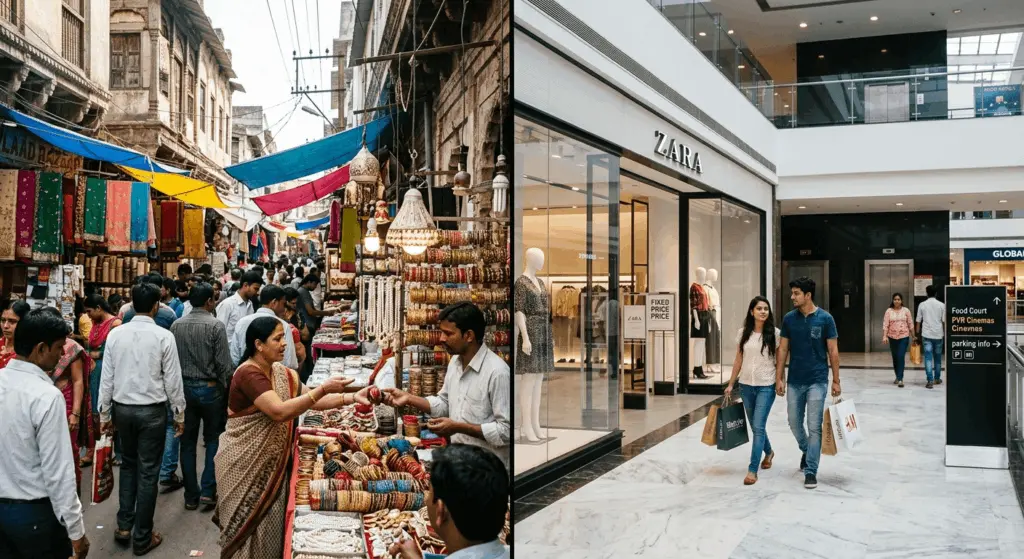 Laad Bazaar vs Modern Malls – Direct Comparison