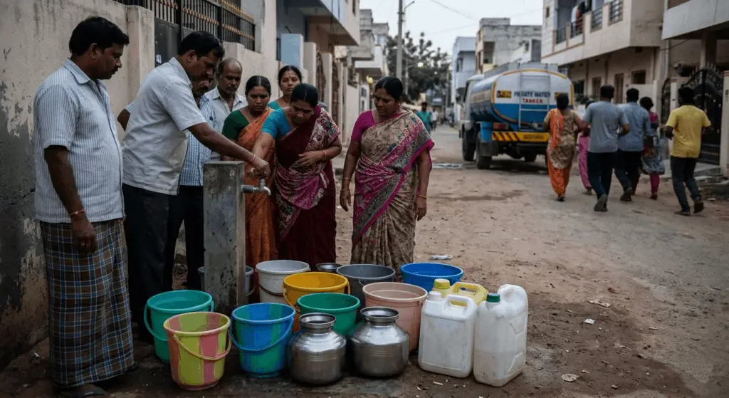 Areas Most Affected by the Water Shortage