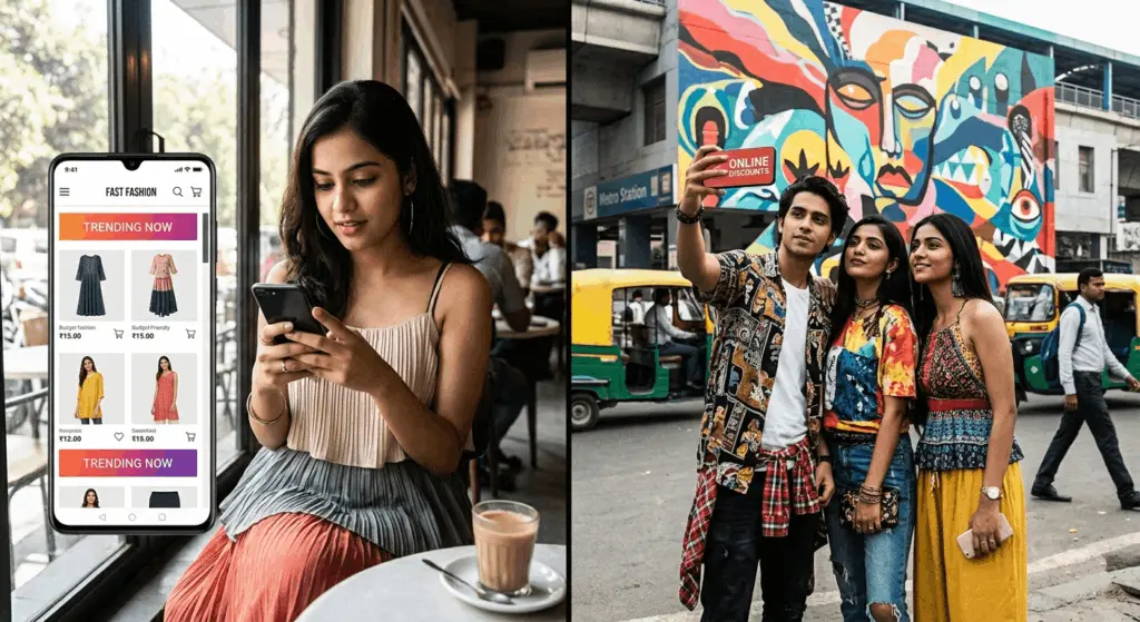 Affordable fashion brands gaining popularity among young consumers in India during 2026.